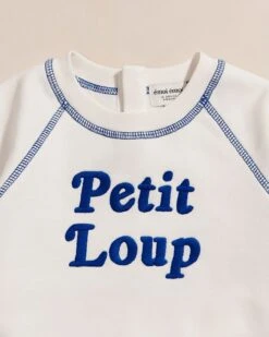 Le Duo De Sweats Maman Louve X Petit Loup En Coton Bio - Blanc -Bijoux Magasin 23Ssweatblancpetitloupenfant emoiemoiTOPSHOT 19 900web