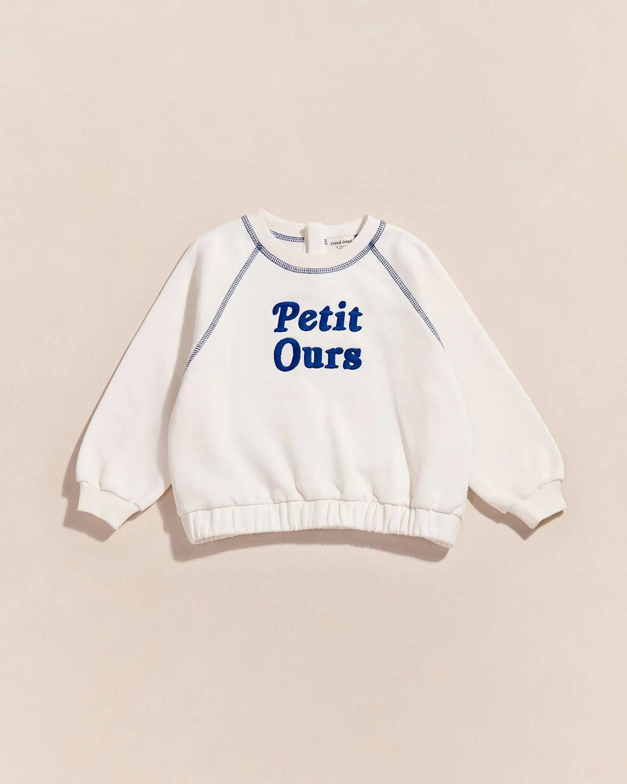 Le Sweat Petit Ours En Coton Bio - Blanc 3 Le Sweat Petit Ours En Coton Bio - Blanc
