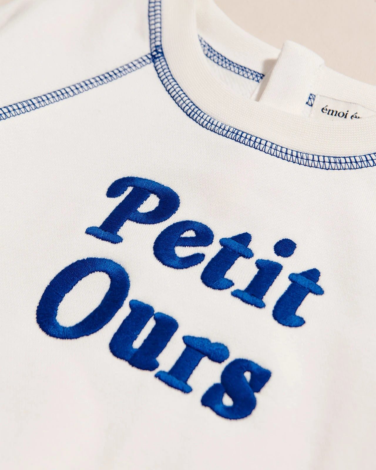 Le Sweat Petit Ours En Coton Bio - Blanc 4 Le Sweat Petit Ours En Coton Bio - Blanc – Image 2