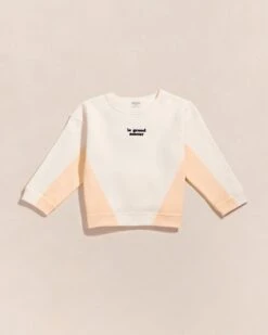 Le Sweat Le Grand Amour Enfant - Jaune/crème
