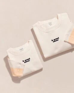 Le Duo De Sweats Le Grand Amour - Jaune/crème 22 Le Duo De Sweats Le Grand Amour - Jaune/crème -Bijoux Magasin 23Ssweatlegrandamourcremesoleilfemme sweatlegrandamourcremesoleilenfant emoiemoi 05 311web