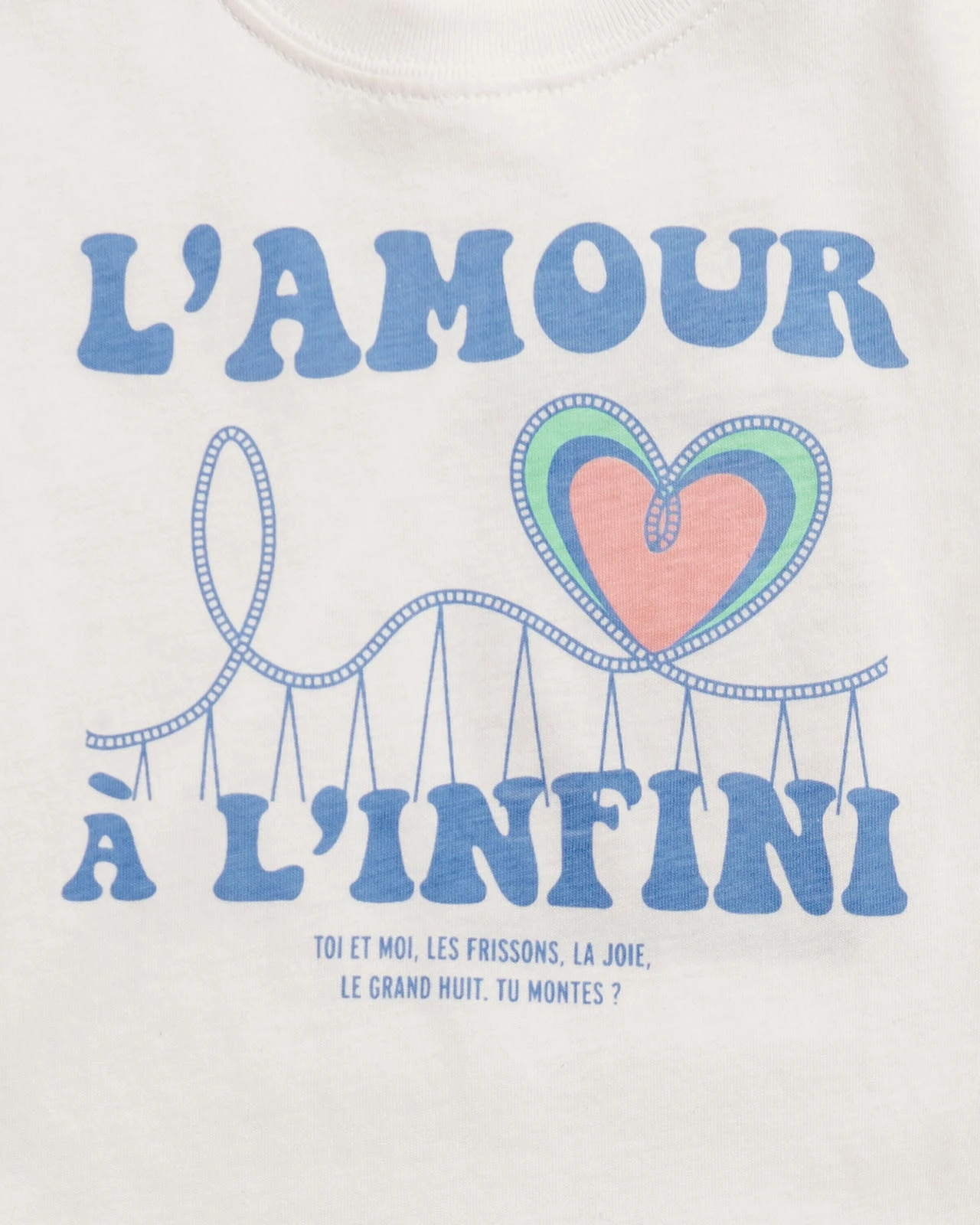 Le T-shirt L'amour à L'infini Enfant - Blanc 5 Le T-shirt L'amour à L'infini Enfant - Blanc – Image 3