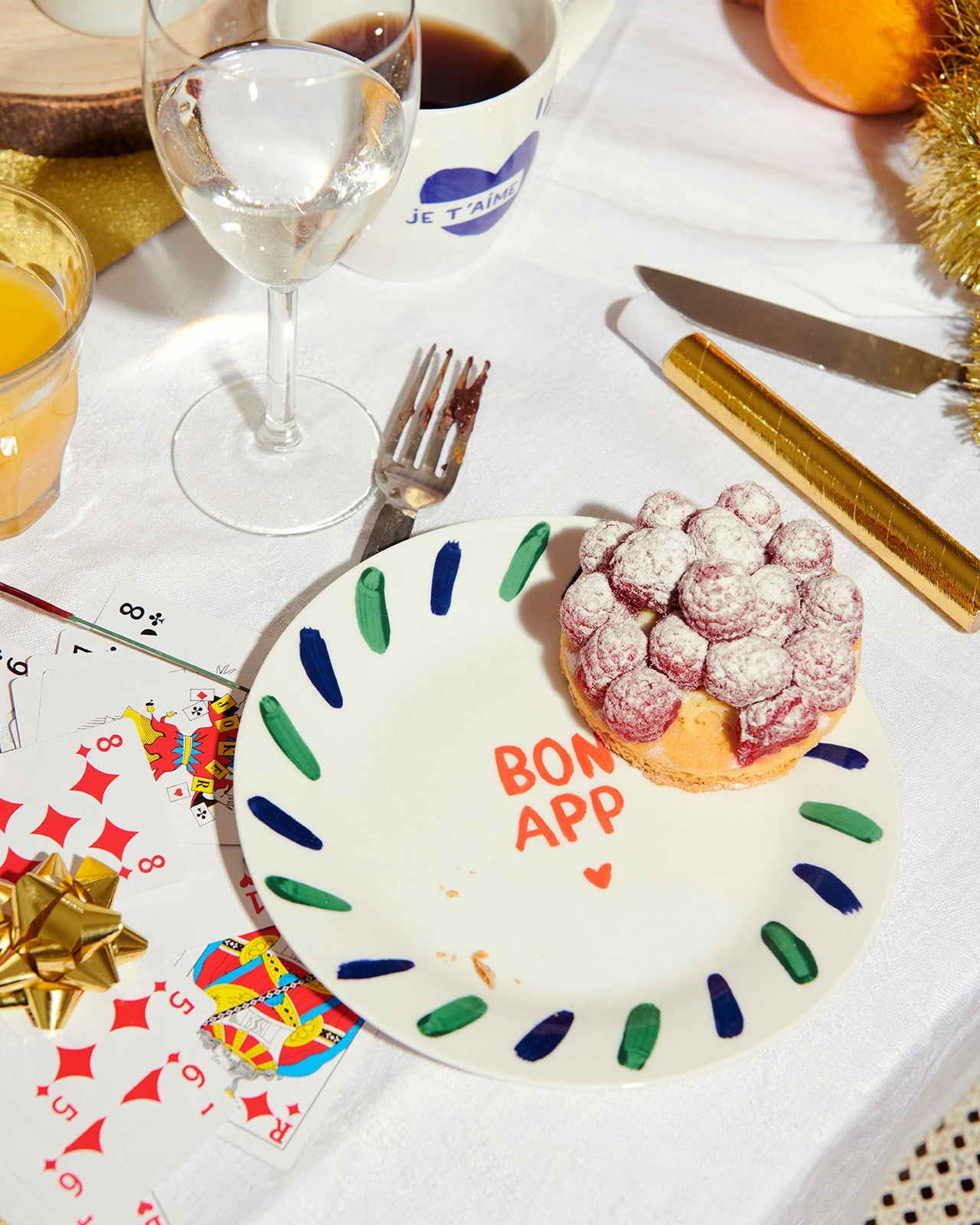 L'assiette Bon App En Porcelaine 4 L'assiette Bon App En Porcelaine – Image 2