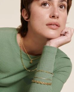 Le Collier Maillons Fins Doré à L'or Fin 24 Carats 25 Le Collier Maillons Fins Doré à L'or Fin 24 Carats -Bijoux Magasin 23WBRA 2 8cfe51af e787 4348 80a7 4bc7017113e5