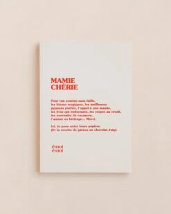 Le Carnet Mamie Chérie