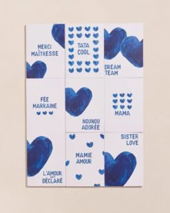 Le Carnet Nounou Adorée - Cœurs Bleus 11 Le Carnet Nounou Adorée - Cœurs Bleus -Bijoux Magasin 23WCarnetmessagebleu Compofront emoiemoi TOPSHOT 19 461web 63cdfc15 d937 4c89 886c bd7b73c767c9