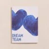 Le Carnet Dream Team - Cœurs Bleus -Bijoux Magasin 23WCarnetmessagebleu DreamTeamfront emoiemoi TOPSHOT 19 443web