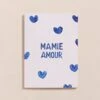 Le Carnet Mamie Amour - Cœurs Bleus