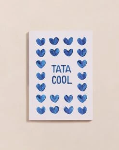 Le Carnet Tata Cool - Cœurs Bleus