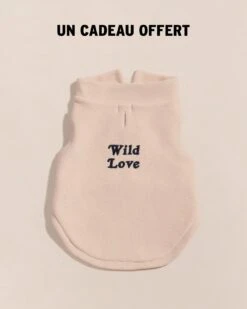 La Veste Pour Chien Wild Love En Polaire Recyclée - Latte