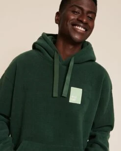 Le Hoodie Wild Dad En Polaire Recyclée - Vert Nuit
