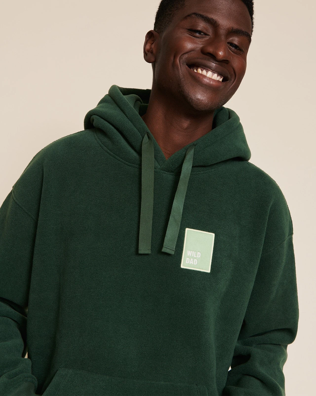 Le Hoodie Wild Dad En Polaire Recyclée - Vert Nuit 3 Le Hoodie Wild Dad En Polaire Recyclée - Vert Nuit