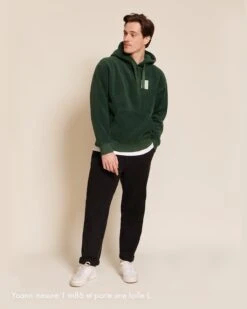 Le Hoodie Wild Dad En Polaire Recyclée - Vert Nuit 20 Le Hoodie Wild Dad En Polaire Recyclée - Vert Nuit -Bijoux Magasin 23WPolairevertehoodiewilddad emoiemoi 11 1040webtaille