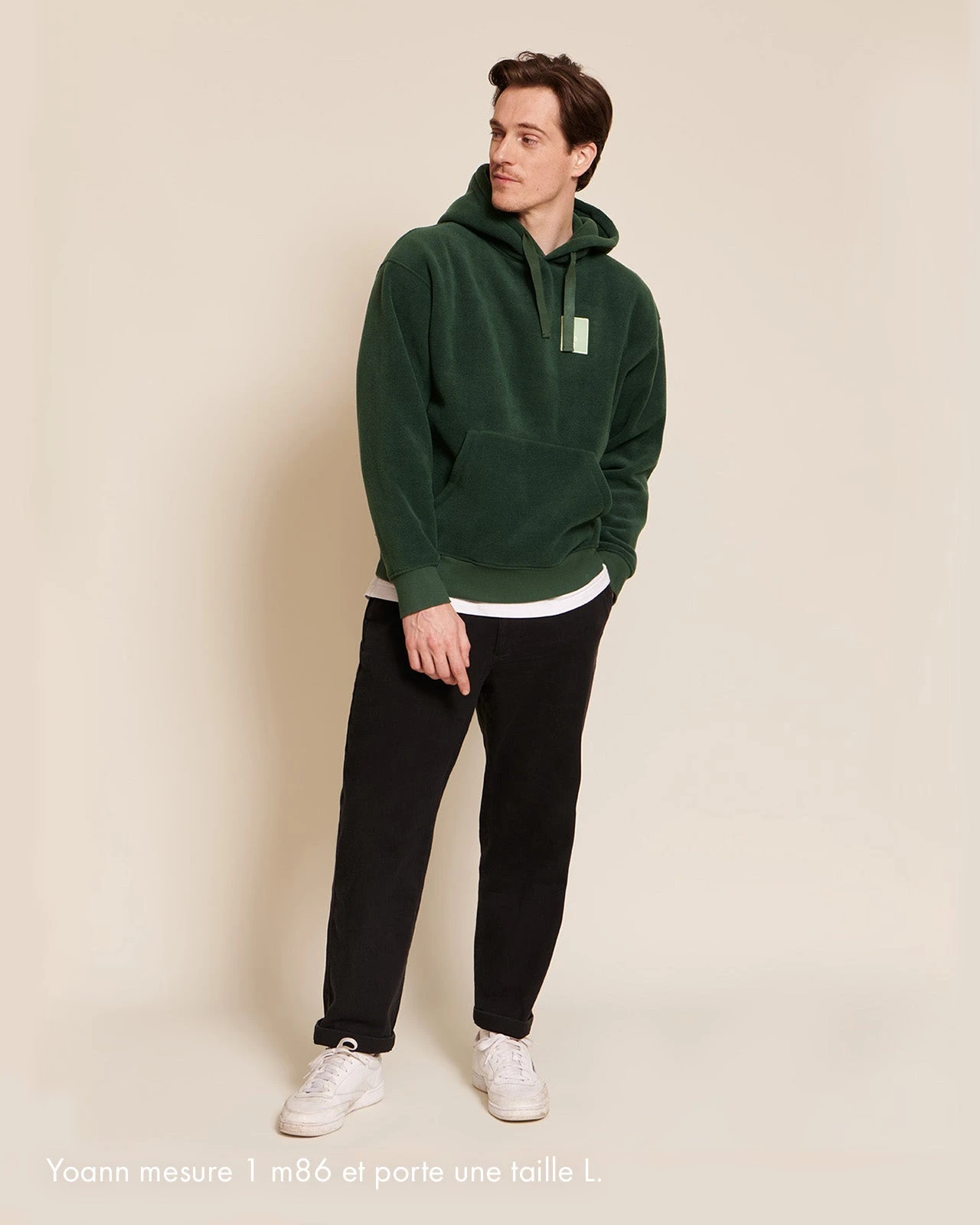 Le Hoodie Wild Dad En Polaire Recyclée - Vert Nuit 8 Le Hoodie Wild Dad En Polaire Recyclée - Vert Nuit – Image 6