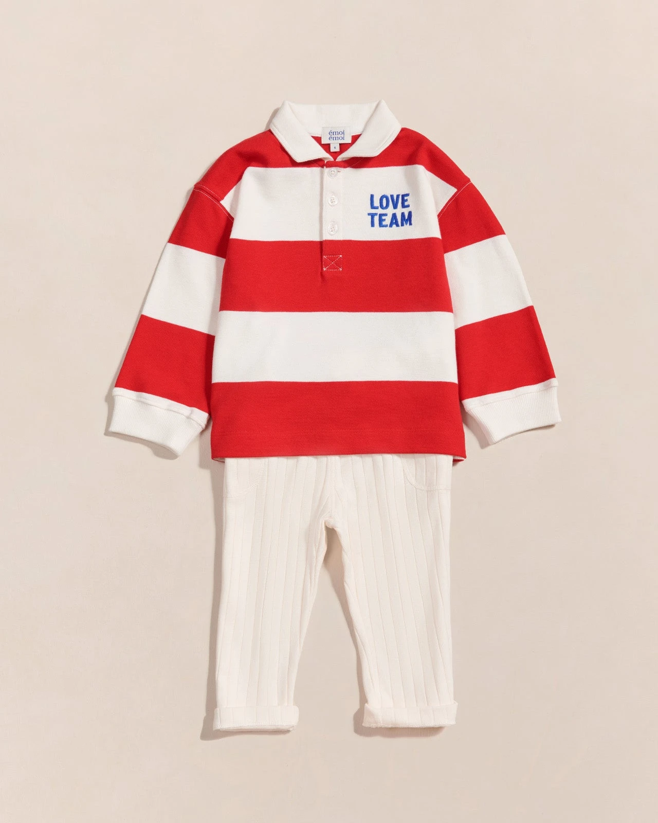 Le Polo Love Team Enfant En Coton Bio - Rouge 13 Le Polo Love Team Enfant En Coton Bio - Rouge – Image 11