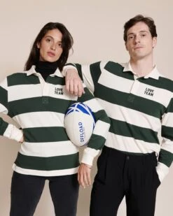 Le Polo Love Team Unisexe En Coton Bio - Vert