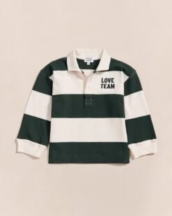 Le Polo Love Team Enfant En Coton Bio - Vert
