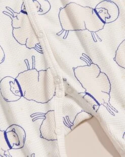 Le Pyjama Bébé Moutons De L'espace En Coton Bio Nid D'abeille - Blanc -Bijoux Magasin 23WPyjamamoutonsdel espacebebe emoiemoi 02 357web