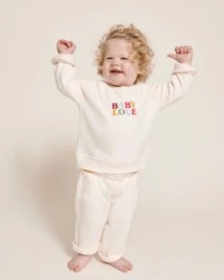 Le Sweat Club Baby Love En Coton Bio - Crème