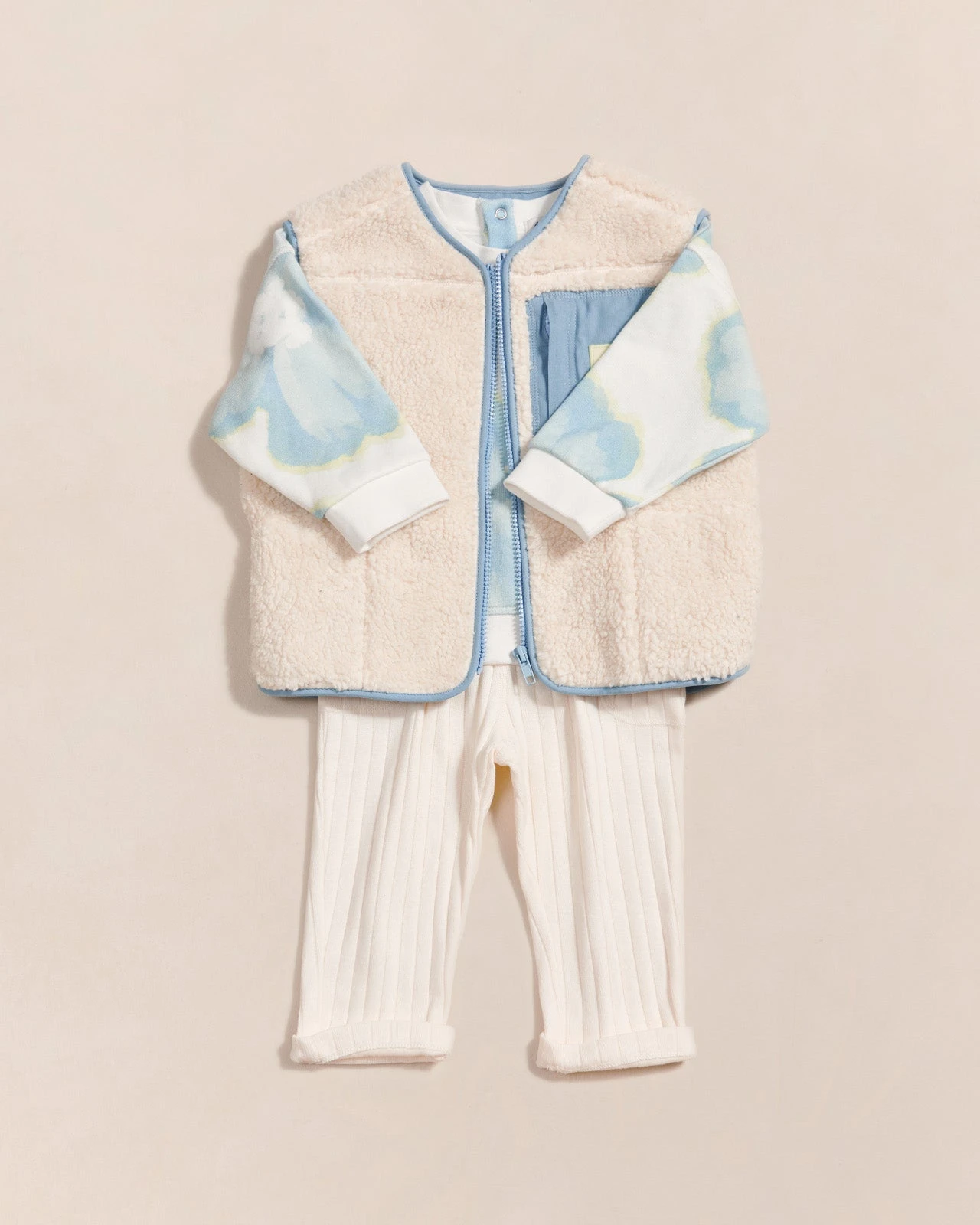 La Veste Vicky En Bouclette De Coton Bio - Crème 14 La Veste Vicky En Bouclette De Coton Bio - Crème – Image 12