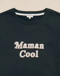 Le Sweat Maman Cool En Coton Bio - Charbon -Bijoux Magasin 23WSweaticoniquecharbon mamancool emoiemoi 40 776web