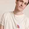 Le T-shirt Rainbow Papa Love En Coton Bio - Ivoire