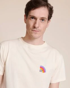 Le T-shirt Rainbow Papa Love En Coton Bio - Ivoire 13 Le T-shirt Rainbow Papa Love En Coton Bio - Ivoire -Bijoux Magasin 23WT shirtPapaloverainbow emoiemoi 32 3307web