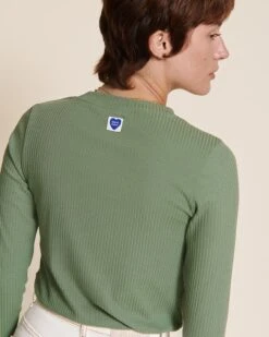 Le Haut Janis En Lyocell - Vert Sauge -Bijoux Magasin 23WT shirtjanisvertsauge emoiemoi 02 445web