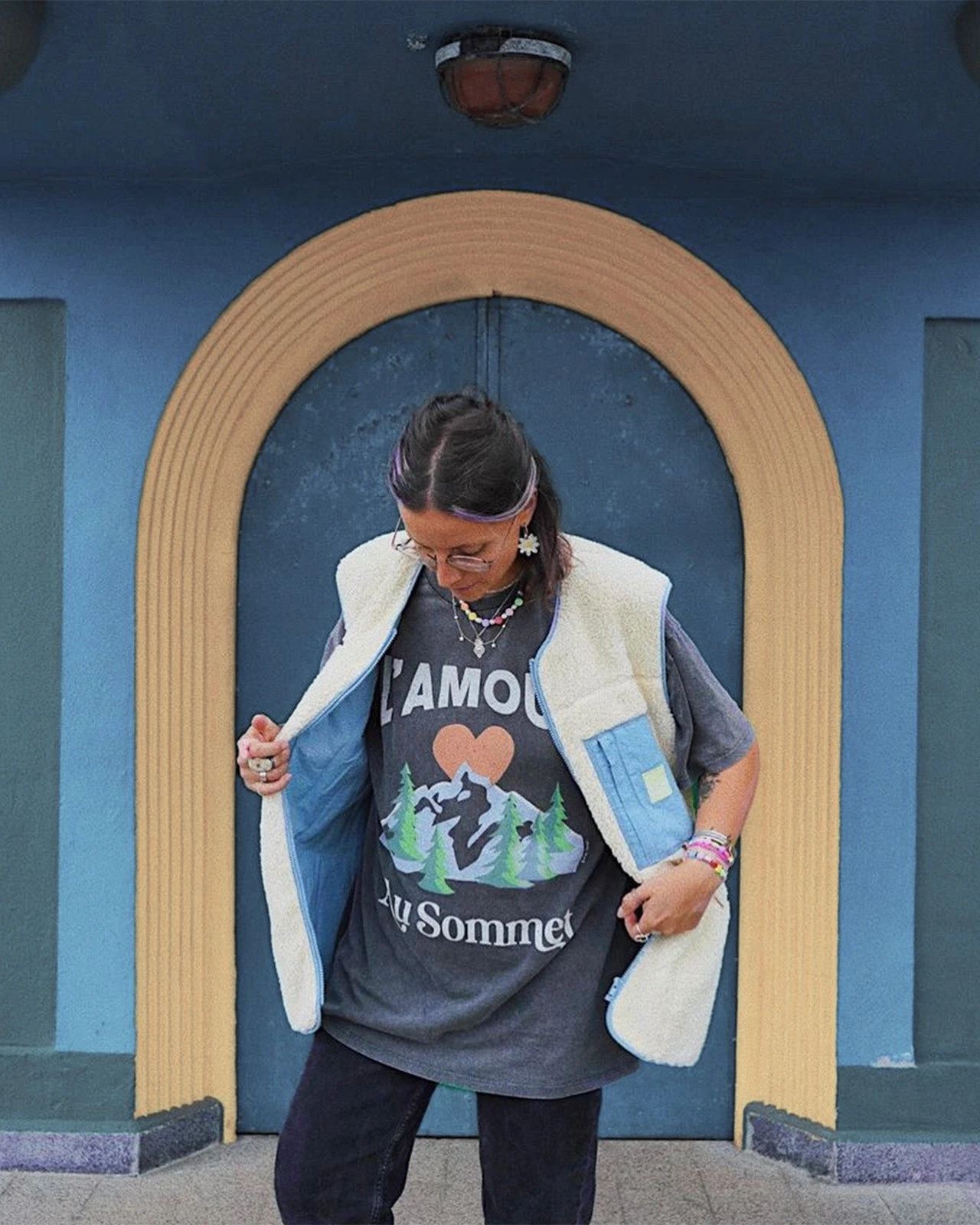 La Veste Vic Unisexe En Bouclette De Coton Bio - Crème 12 La Veste Vic Unisexe En Bouclette De Coton Bio - Crème – Image 10