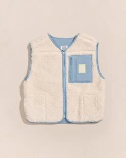 La Veste Vicky En Bouclette De Coton Bio - Crème