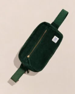 La Banane Babette En Velours Côtelé - Vert Nuit -Bijoux Magasin 23Wbananeveloursvert emoiemoi 03 734web