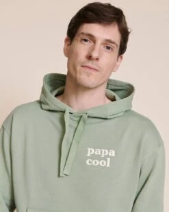 Le Hoodie Brodé Papa Cool En Coton Bio - Olive -Bijoux Magasin 23Whoodiepapacoololive emoiemoi 29 3128web