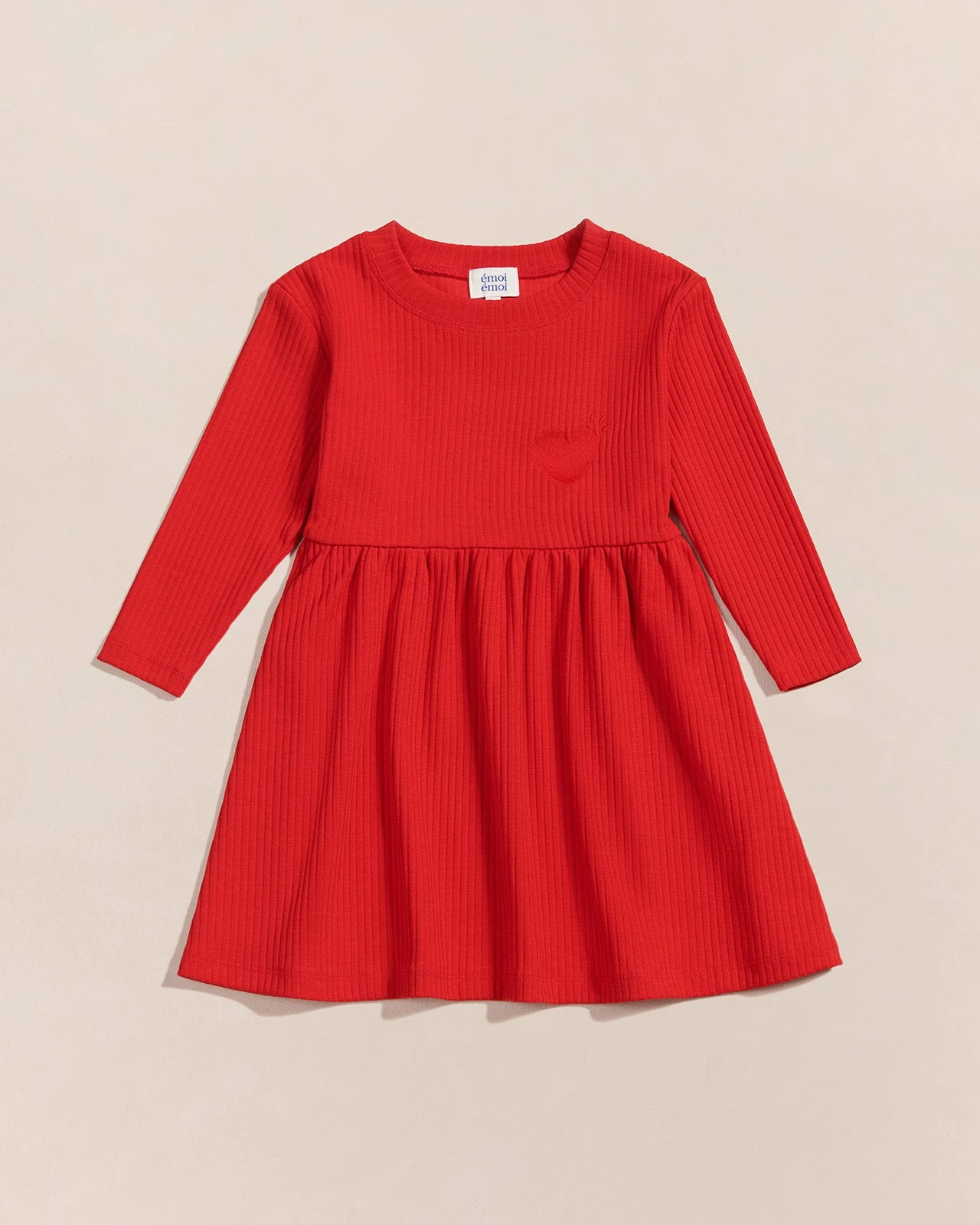 La Robe Romy Enfant En Lyocell - Rouge 3 La Robe Romy Enfant En Lyocell - Rouge