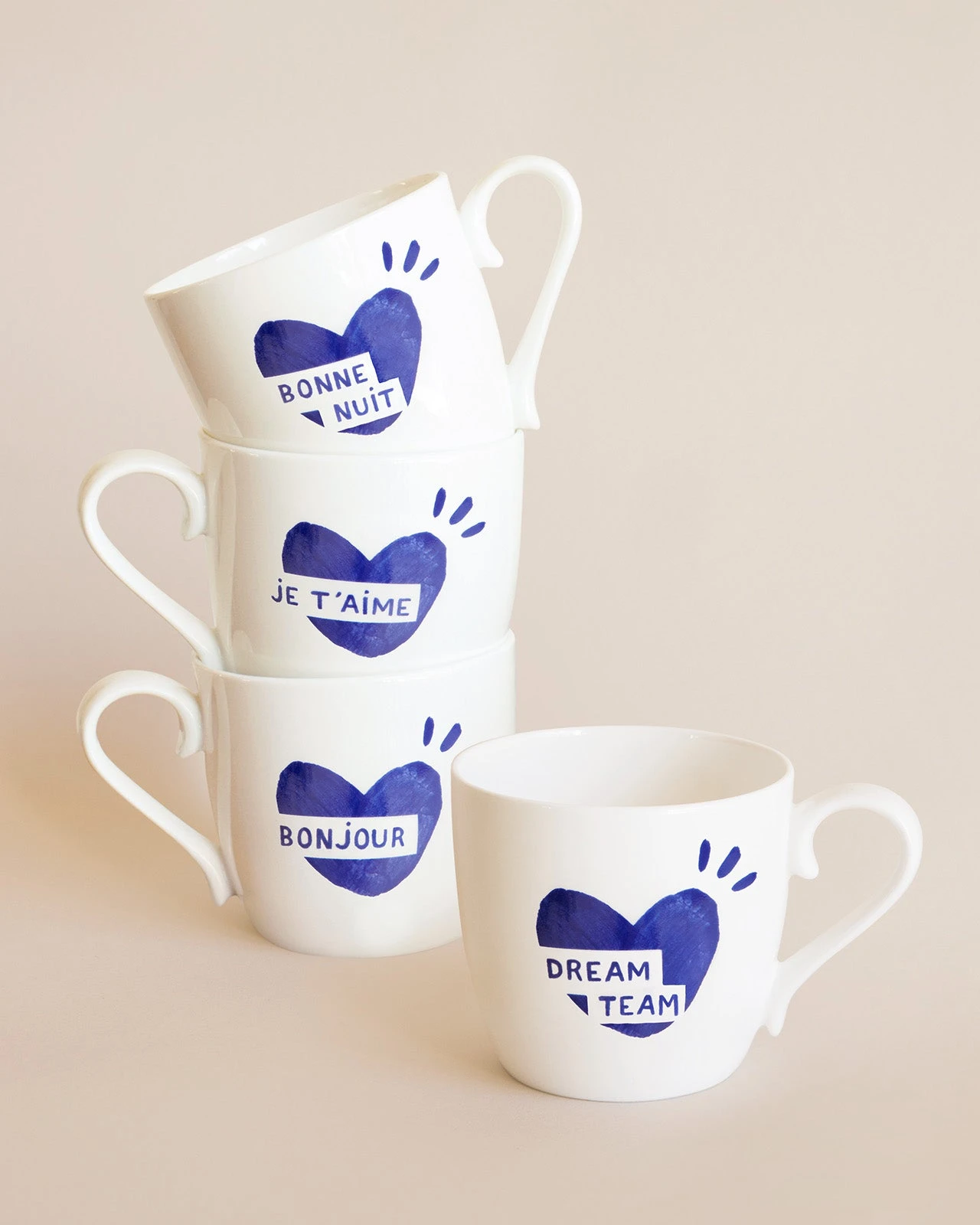 Le Mug Cœur Dream Team - Bleu 4 Le Mug Cœur Dream Team - Bleu – Image 2