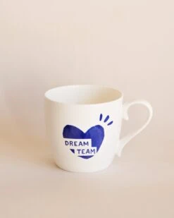 Le Mug CĆur Dream Team - Bleu