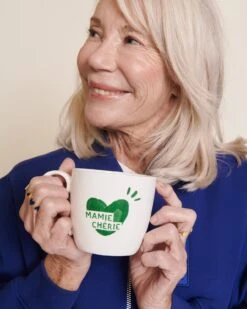 Le Mug Coeur Mamie Chérie - Vert Sapin