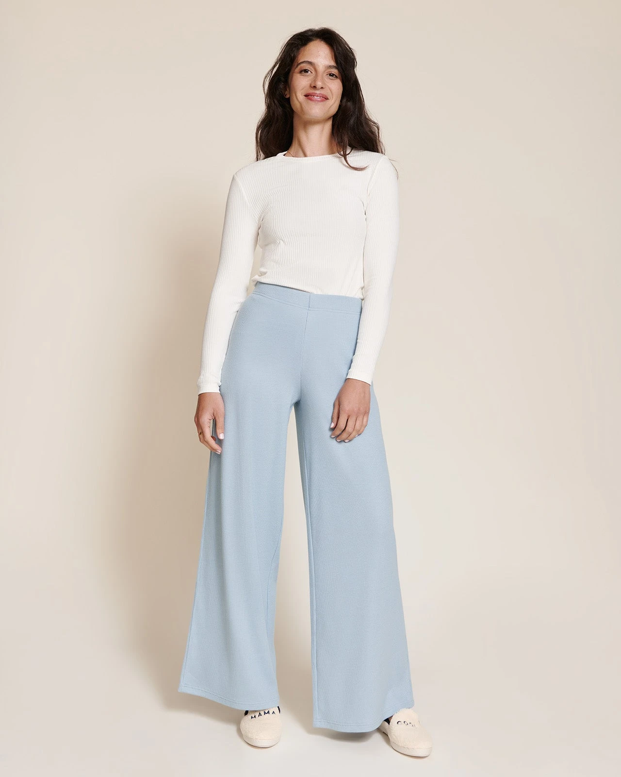 Le Bas De Pyjama Dream Team Femme En Coton Bio Nid D'abeille - Bleu 3 Le Bas De Pyjama Dream Team Femme En Coton Bio Nid D'abeille - Bleu