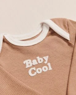 Le Body Baby Cool En Coton Bio Nid D'abeille - Praliné -Bijoux Magasin 23WpyjamapralineBodyBabyCoolbebe emoiemoi 02 414web