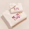 Le Duo De Sweats Club Mama Love X Baby Love En Coton Bio - Crème