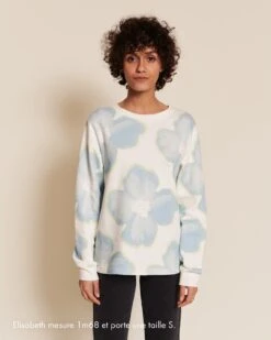 Le Duo De Sweats Anémones Des Neige -Bijoux Magasin 23Wsweatanemonesdesneigesblanc jeanblackstone emoiemoi 34 3328web 1taille2