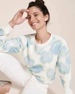 Le Sweat Suzanne En Coton Bio - Anémones Des Neiges