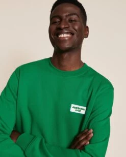 Le Sweat Gomme Awesome Dad En Coton Bio - Vert