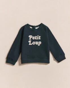Le Duo De Sweats Maman Louve / Petit Loup En Coton Bio - Charbon -Bijoux Magasin 23Wsweaticoniquecharbon petitloup1 emoiemoiweb