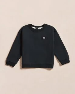 Le Sweat Mini Patch Baby Love En Coton Bio - Charbon -Bijoux Magasin 23Wsweatpatchcharbon babylove emoiemoiweb