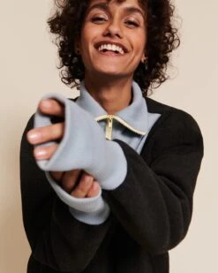 Le Sweat D'allaitement Sunilke En Polaire Recyclée Et Col Zippé - Gris -Bijoux Magasin 23Wsweattrappeurpolairegrisanthracitesunilkeallaitementfemme emoiemoi 35 3473web