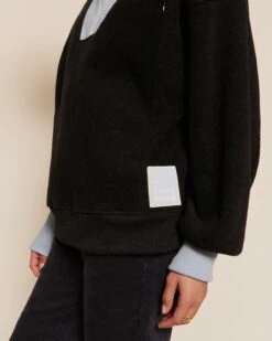Le Sweat D'allaitement Sunilke En Polaire Recyclée Et Col Zippé - Gris -Bijoux Magasin 23Wsweattrappeurpolairegrisanthracitesunilkeallaitementfemme jeanblackstone emoiemoi 35 3487web