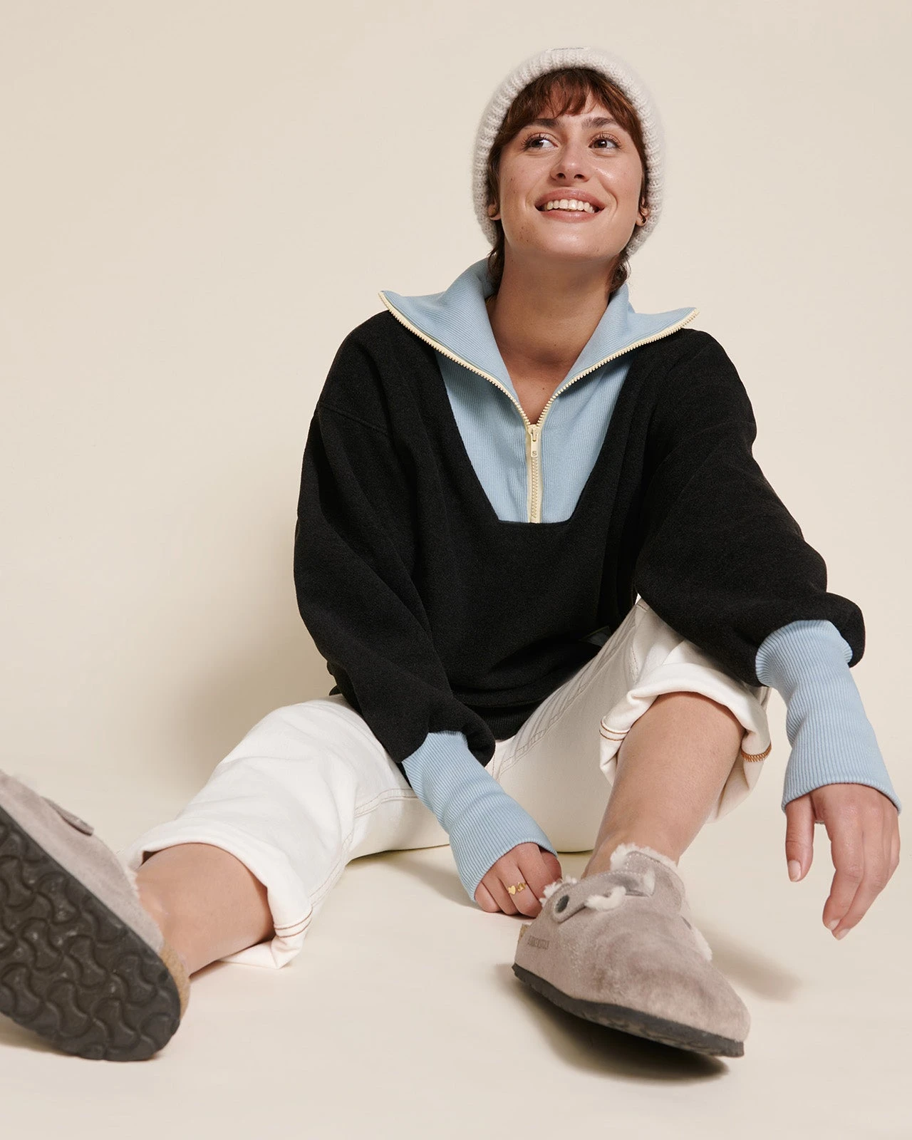 Le Duo De Sweats En Polaire Recyclée Gris 22 Le Duo De Sweats En Polaire Recyclée Gris – Image 20