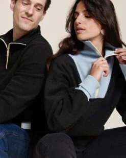 Le Sweat D'allaitement Sunilke En Polaire Recyclée Et Col Zippé - Gris -Bijoux Magasin 23Wsweattrappeurpolairegrisanthracitesunnyfemme sweattrappeurgrisanthracitestanhomme emoiemoi 33 3378web