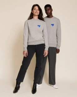 Le Sweat We Are Family Femme En Coton Bio - Gris Chiné -Bijoux Magasin 23Wsweatwearefamilygrisfemme jeannoir sweatwearefamilygrishomme emoiemoi 12 1461web