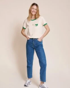 Le T-shirt Coeur Fée Marraine En Coton Bio - Crème 23 Le T-shirt Coeur Fée Marraine En Coton Bio - Crème -Bijoux Magasin 23Wt shirtfeemarrainecoeurvert jeanindigo emoiemoi 04 312web